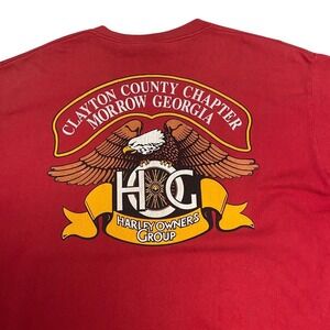 Vintage Red Harley-Davidson HOG Georgia T-Shirt